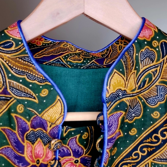 Cotton batik-style jacket - Picture 8 of 11